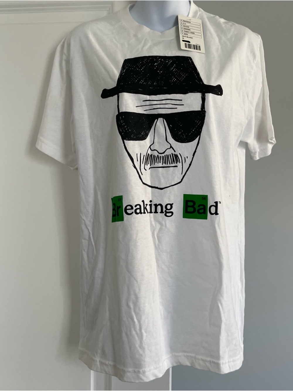 White Breaking Bad Graphic Short Sleeve Tee